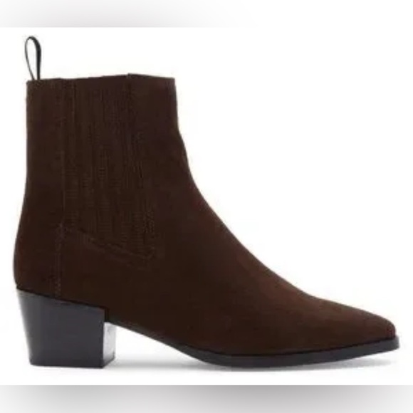 rag & bone Shoes - New rag & bone Rover Chelsea Ankle Boot in Mocha Suede Size 38